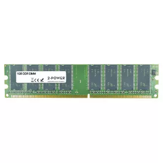 2-Power 1GB 400MHz DDR Non-ECC CL3 DIMM 2Rx8 ( DOŽIVOTNÍ ZÁRUKA )