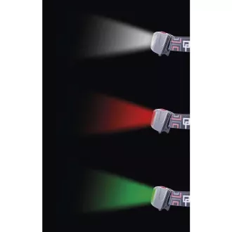 Emos LED čelovka P3531, 330 lm, 65m, 1x CREE + 1x COB + červená zadní LED, 3x AAA +CR2032