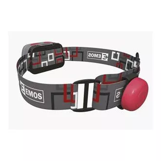 Emos LED čelovka P3531, 330 lm, 65m, 1x CREE + 1x COB + červená zadní LED, 3x AAA +CR2032