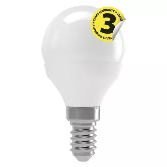 Emos LED žárovka MINI GLOBE, 4W/30W E14, WW teplá bílá, 330 lm, Classic, F