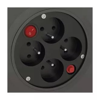 Emos prodlužovací buben - 4 zásuvky, 25m, 1.5mm, PVC, IP20