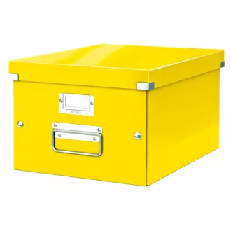 LEITZ Univerzální krabice Click&Store, velikost M (A4), žlutá