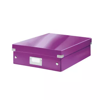 LEITZ Organizační box Click&Store, velikost M, purpurová
