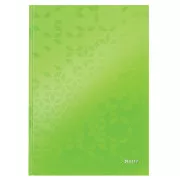 LEITZ Zápisník WOW, A4, linka, zelená
