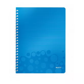 LEITZ Blok WOW A4, PP, linka, modrá
