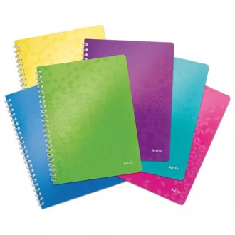 LEITZ Blok WOW A5, PP, linka, zelená