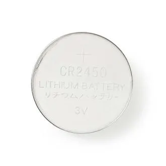 Nedis BALCR24505BL - Lithiová Knoflíková Baterie CR2450 | 3 V | 5 kusů | Blistr