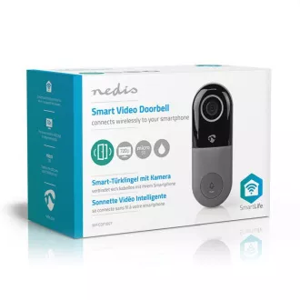 Nedis WIFICDP10GY - Wi-Fi Smart Domovní Zvonek s Kamerou | Ovládání Pomocí Aplikace | microSD Slot | HD 720p - Rozbalené Nedis WIFICDP10GY - Wi-Fi Smart Domovní Zvonek s Kamerou | Ovládání Pomocí Aplikace | microSD Slot | HD 720p - Rozbalené