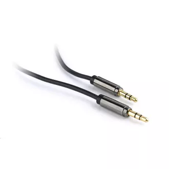 GEMBIRD CABLEXPERT Kabel přípojný jack 3,5mm M/M, PREMIUM QUALITY, pozlacený, 1,8m