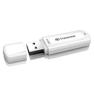 Transcend 256GB JetFlash 730 USB 3.1 flash disk, bílý