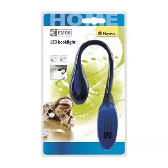 Emos LED svítilna na čtení, 10 lm, 1× AAA