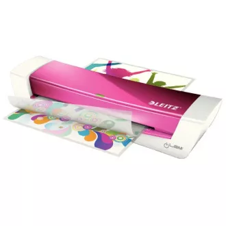LEITZ iLAM Home Office A4 teplý laminátor, WOW růžová