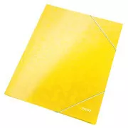 LEITZ Tříchlopňové desky WOW, A4, žlutá