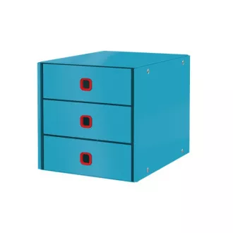 LEITZ Zásuvkový box Click&Store COSY, 3 zásuvky, klidná modrá