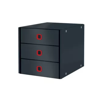 LEITZ Zásuvkový box Click&Store COSY, 3 zásuvky, sametově šedá
