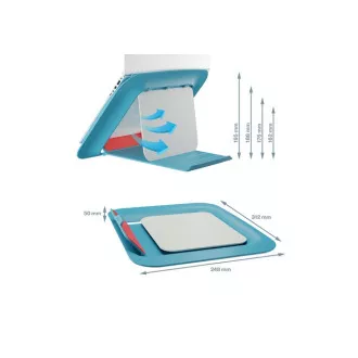 LEITZ Nastavitelný stojan pod notebook ERGO Cosy, klidná modrá