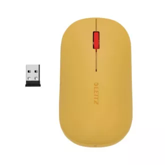 LEITZ Bezdrátová počítačová myš COSY, teplá žlutá