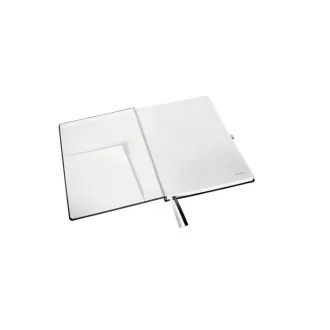 LEITZ Zápisník STYLE A4, tvrdé desky, linkovaný, saténově černá