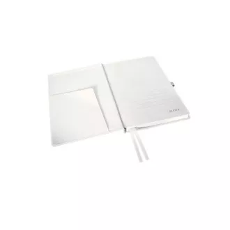 LEITZ Zápisník STYLE A5, tvrdé desky, linkovaný, arktická bílá