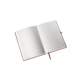 LEITZ Zápisník STYLE A5, tvrdé desky, linkovaný, granátově červená