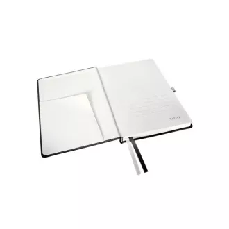 LEITZ Zápisník STYLE A5, tvrdé desky, linkovaný, saténově černá