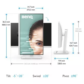 BenQ LCD GW2790QT 27" IPS/2560 × 1440/75Hz/5ms/DP/HDMI/4xUSB/USB-C/vesa/repro/low blue light plus BenQ LCD GW2790QT 27" IPS/2560 × 1440/75Hz/5ms/DP/HDMI/4xUSB/USB-C/vesa/repro/low blue light plus