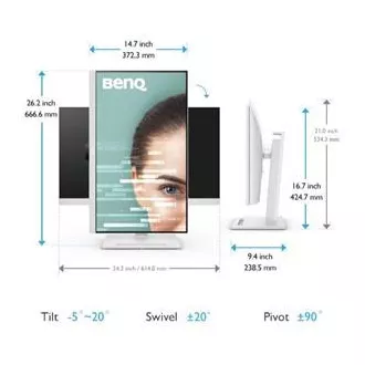 BenQ LCD GW2790QT 27" IPS/2560 × 1440/75Hz/5ms/DP/HDMI/4xUSB/USB-C/vesa/repro/low blue light plus BenQ LCD GW2790QT 27" IPS/2560 × 1440/75Hz/5ms/DP/HDMI/4xUSB/USB-C/vesa/repro/low blue light plus