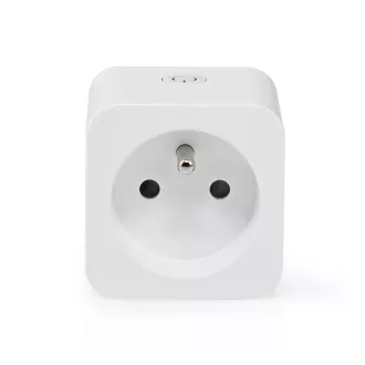 Nedis WIFIP121EWT - WiFi Chytrá Zásuvka |Typ E (CEE 7/6)| -10 - 45 °C | Android™ / IOS | Bílá
