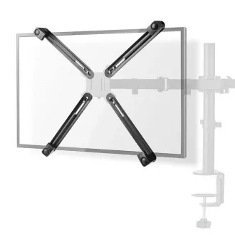 Nedis MMNVSA110BK - Adaptér pro Držák Monitoru bez standardu Vesa | Pro Obrazovky a Monitory Počítače o Velikosti 13-27" Nedis MMNVSA110BK - Adaptér pro Držák Monitoru bez standardu Vesa | Pro Obrazovky a Monitory Počítače o Velikosti 13-27"