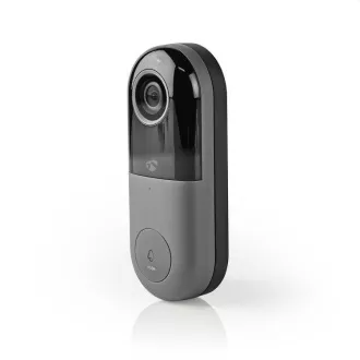 Nedis WIFICDP40CWT - Wi-Fi Smart Domovní Video Telefon | Cloud/ microSD / Onvif | IP65 | snímač pohybu | Bílá