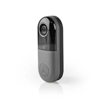 Nedis WIFICDP40CWT - Wi-Fi Smart Domovní Video Telefon | Cloud/ microSD / Onvif | IP65 | snímač pohybu | Bílá