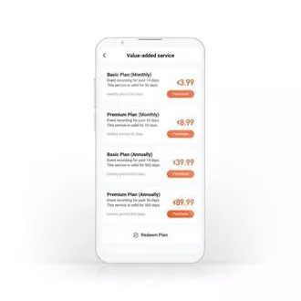Nedis WIFICDP40CWT - Wi-Fi Smart Domovní Video Telefon | Cloud/ microSD / Onvif | IP65 | snímač pohybu | Bílá