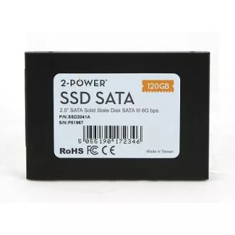 2-Power SSD 128GB 2.5" SATA III 6Gbps (Read 500MB/s, Write500MB/s) 3 YEARS WARANTY