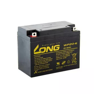 Avacom Long 6V 20Ah olověný akumulátor F3 (WP20-6)