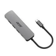 Acer 5IN1 Mini Dock statioType- C dongle, 1x HDMI (až 3840x2160@60hz), 3x USB 3.0 5Gbps ports, 1x Type-C up to 100W PD port (host)