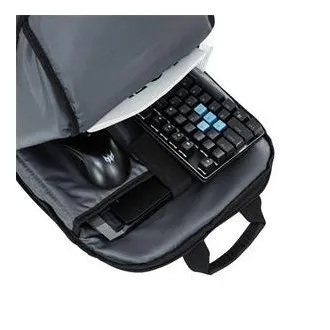 Predator Urban Backpack 18" (PBG510); černý batoh s modrými prvky, voděodolný a otěruovzdorný materiál, pro 18", 27l, 0,6kg