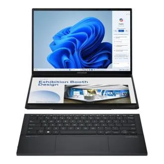 ASUS Zenbook Duo - Ultra 9 285H/32GB/1TB SSD/14"/WUXGA/OLED/Touch/2y PUR/Win 11 Home/šedá