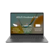 ASUS Vivobook S14 - Snapdragon X X1 26 101/16GB/512GB SSD/14"/WUXGA/IPS/2y PUR/Win 11 Home/šedá