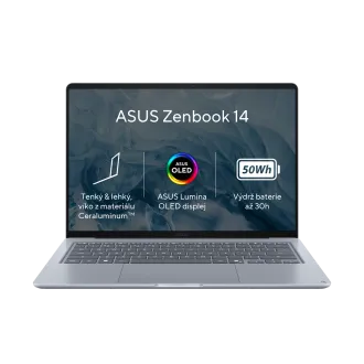 ASUS Zenbook 14 - Snapdragon X X1 26 100/8GB/256GB SSD/14"/WUXGA/OLED/2y PUR/Win 11 Home/modrá