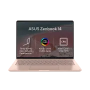 ASUS Zenbook 14 - Ultra 7 355/24GB/512GB SSD/14"/3K/OLED/2y PUR/Win 11 Home/růžová