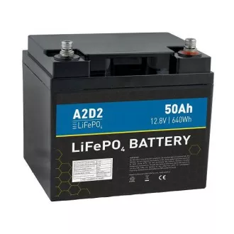 Avacom A2D2 baterie LiFePO4 12,8V 50Ah M6