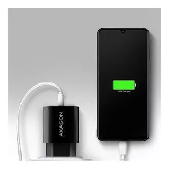 AXAGON ACU-QC18, Nabíječka do sítě 18W, 1x port USB-A, QC3.0/AFC/Apple, černá