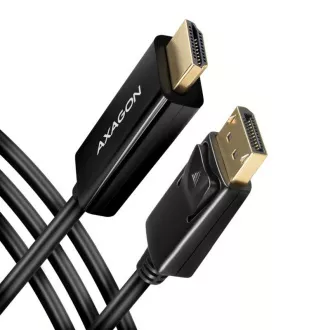 AXAGON RVD-HI20C2, DisplayPort -> HDMI 2.0b redukce / kabel 1.8m, 4K/60Hz