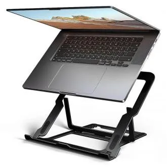 AXAGON STND-LAB hliníkový stojan na notebook 10"-17.3" nastavitelná výška, černý AXAGON STND-LAB hliníkový stojan na notebook 10"-17.3" nastavitelná výška, černý