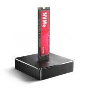 AXAGON ADSA-M2C11, USB-C 10Gbps dokovací stanice pro 1× M.2 NVMe/SATA SSD