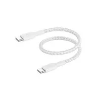 Belkin BOOST CHARGE™ USB-C/USB-C kabel, 15cm, bílý - odolný
