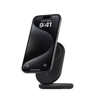 Belkin BOOST CHARGE™ Qi2 15W Magnetický nabíjecí stojan, skládací, černá Belkin BOOST CHARGE™ Qi2 15W Magnetický nabíjecí stojan, skládací, černá
