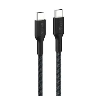 Belkin BOOST CHARGE PRO USB-C/USB-C kabel 240W, 1m, černý - odolný