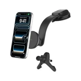 Belkin BOOST CHARGE Qi2 15W Magnetický držák s nabíjením do auta na ventilaci a palubní desku + 30W auto adaptér, černý Belkin BOOST CHARGE Qi2 15W Magnetický držák s nabíjením do auta na ventilaci a palubní desku + 30W auto adaptér, černý