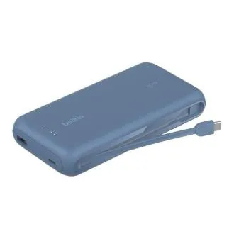 Belkin BOOST CHARGE USB-C Power Delivery PowerBanka s integrovaným USB-C kabelem, 20000mAh, 30W, modrá Belkin BOOST CHARGE USB-C Power Delivery PowerBanka s integrovaným USB-C kabelem, 20000mAh, 30W, modrá